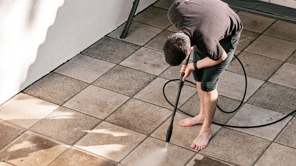comment nettoyer une terrasse en pierre