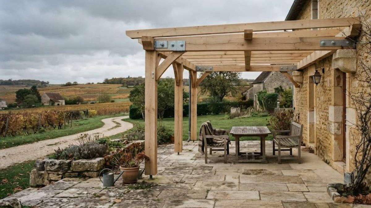 Fixer une pergola ou un auvent
