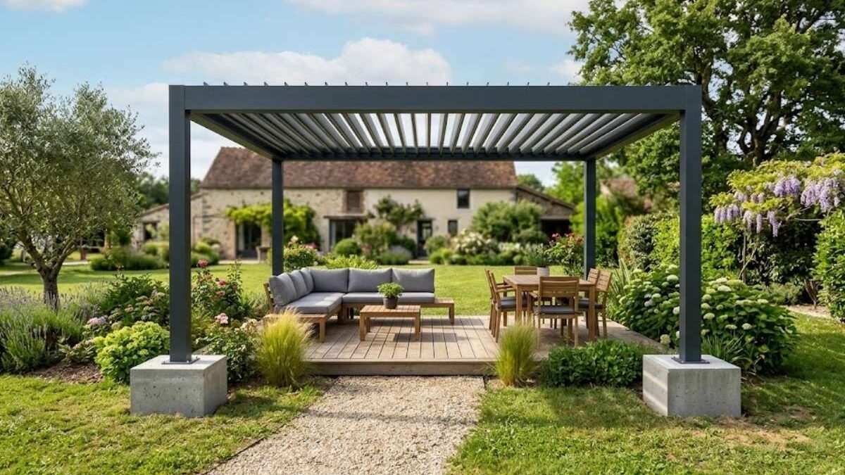comment fixer une pergola dans la terre